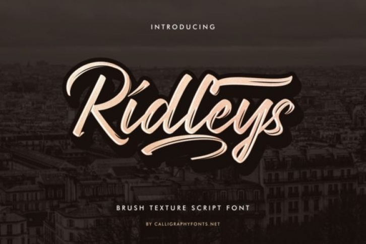 Ridleys Font Download