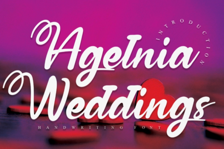 Agelnia Weddings Font Download