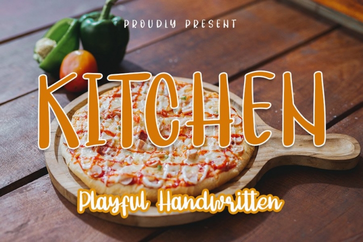 Kitchen - Playful Handwritten Font Font Download
