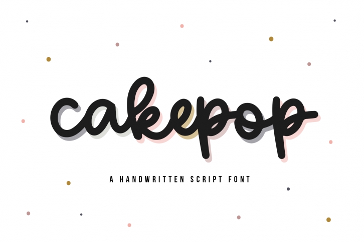 Cakepop - Fun Handwritten Script Font Font Download