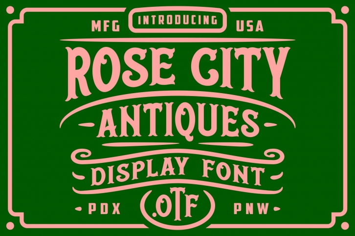 Rose City Antiques Font Download