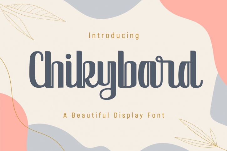 Chikybard Font Download