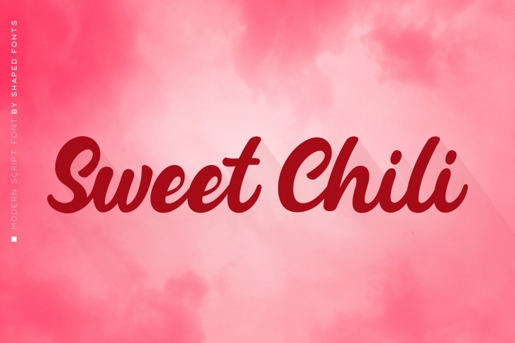 Sweet Chili I A Modern Script Font Font Download