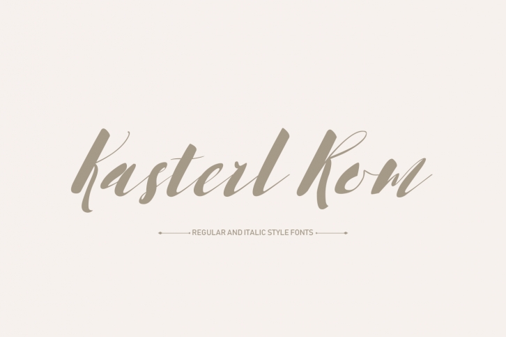 Kasterl Rom Font Download