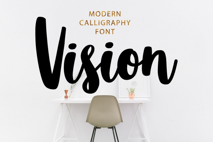 Vision bold script font Font Download