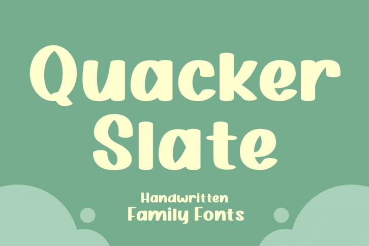 Quacker Slate Family Fonts Font Download