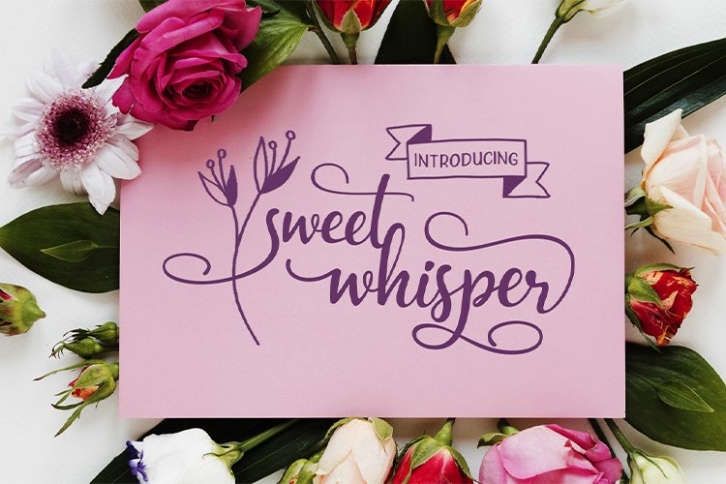 Sweet Whisper || duo font Font Download