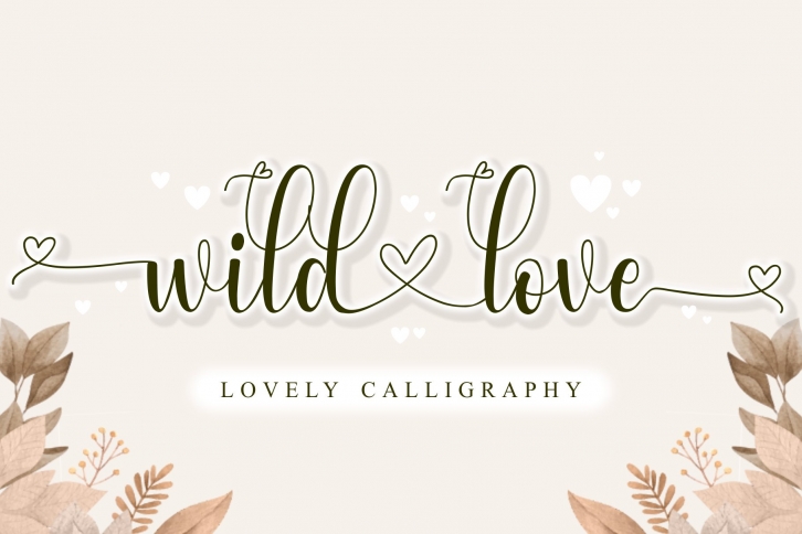 Wild Love - Lovely Calligraphy Font Download