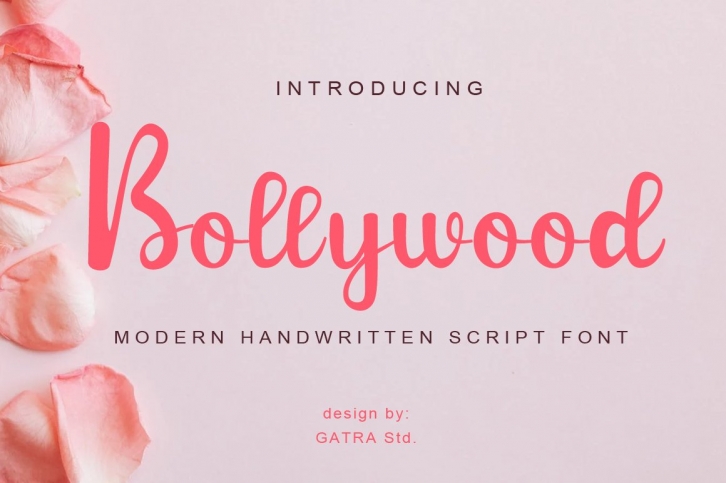 Bollywood Moden Handwritten Script Font Font Download