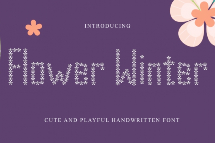 Flower Winter Font Download