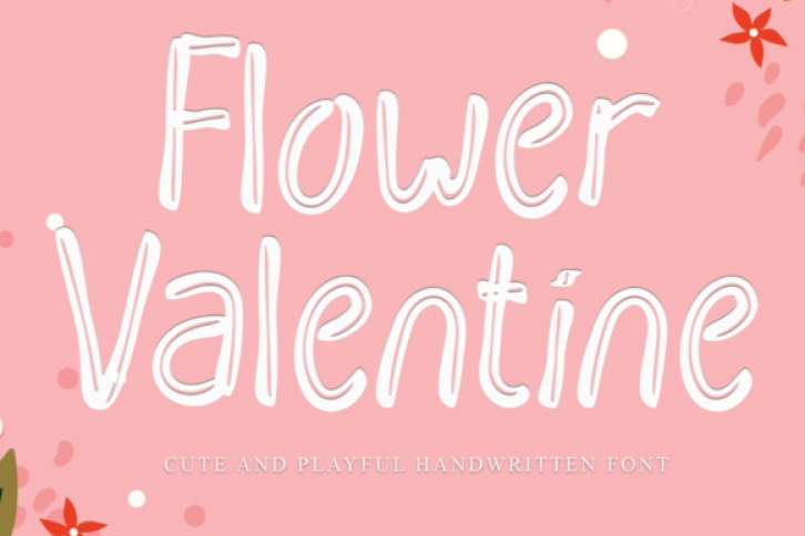 Flower Valentine Font Download