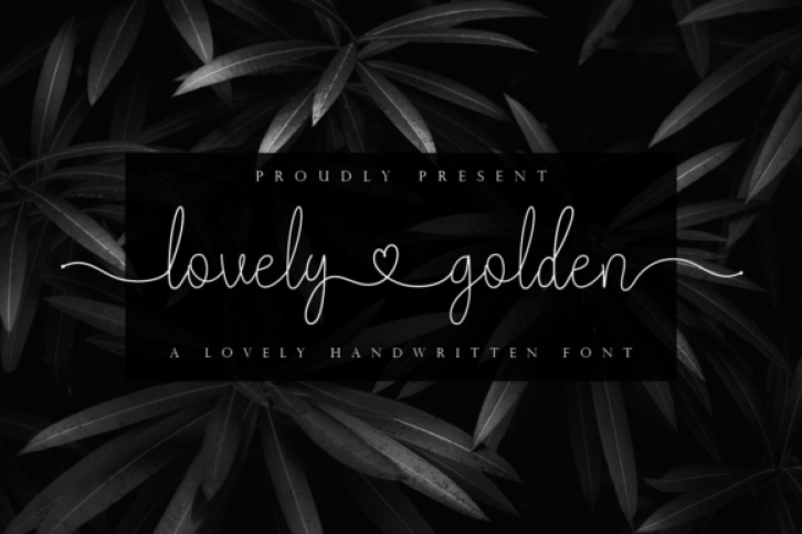 Lovely Golden Font Download