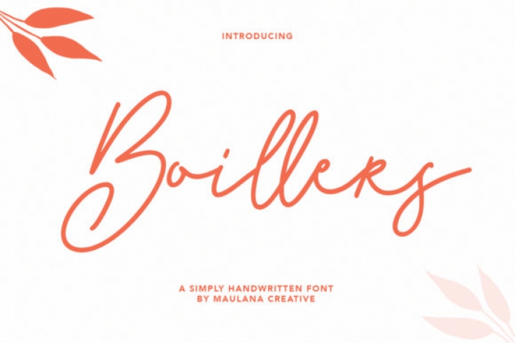 Boillers Font Download