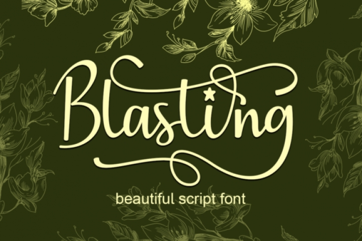 Blasting Font Download