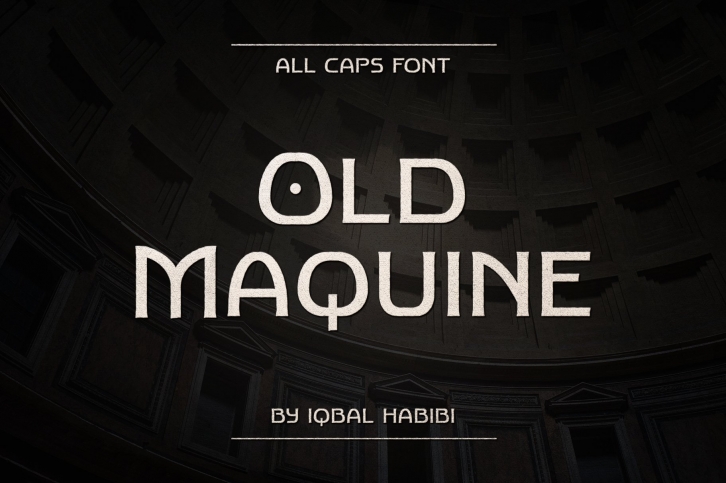 Old Maquine Font Download
