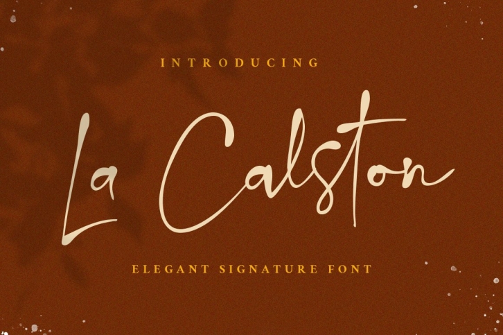La Calston Script Font Download