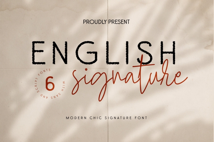 English Signature Font Download
