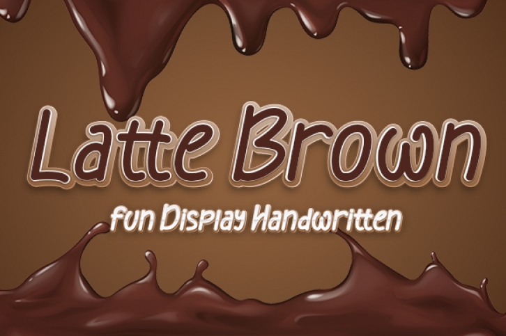 Latte Brown Font Download