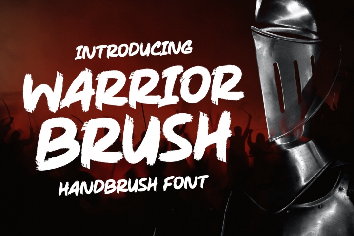 Warrior Brush - Strong Brush Font Download