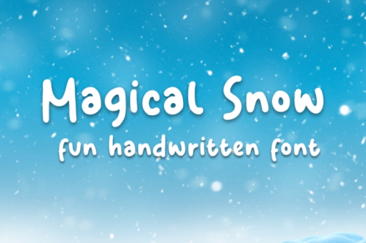 Magical Snow Font Download