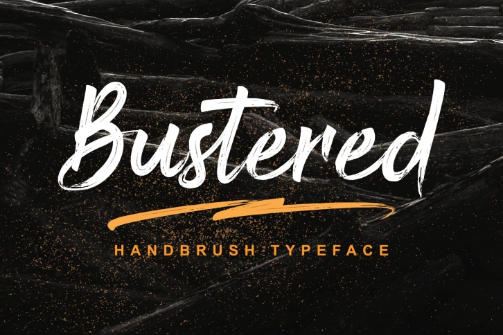 Bustered - Handbrush Typeface Font Download
