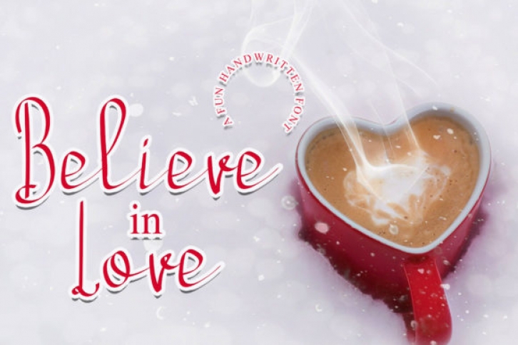 Believe in Love Font Download