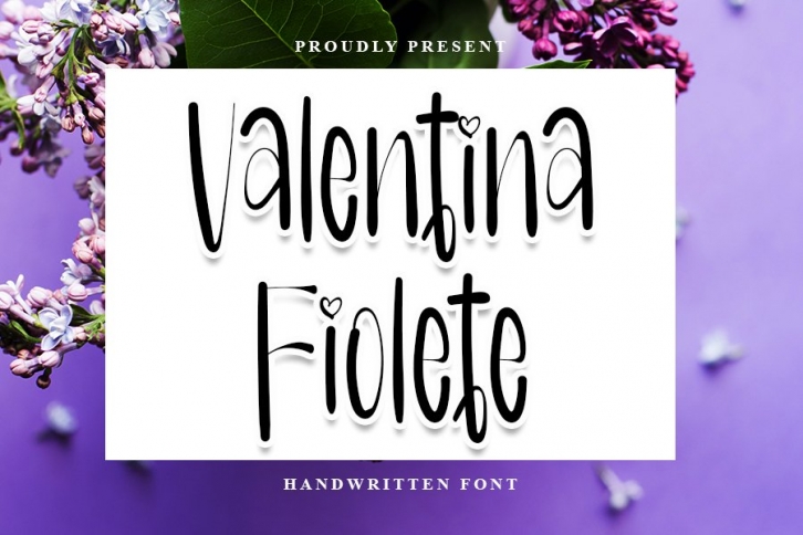 Valentina Fiolete - Beautiful Handwritten Font Font Download