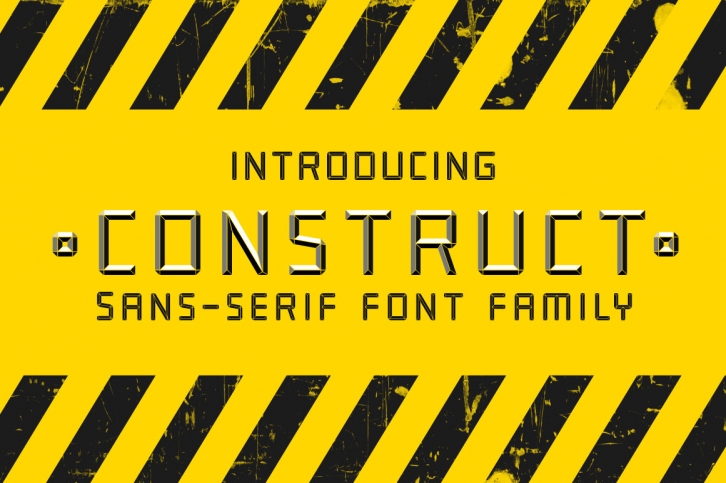 Construct family font Font Download