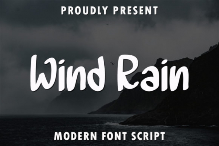 Wind Rain Font Download