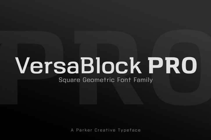 VersaBlock Pro Font + Freebies Font Download