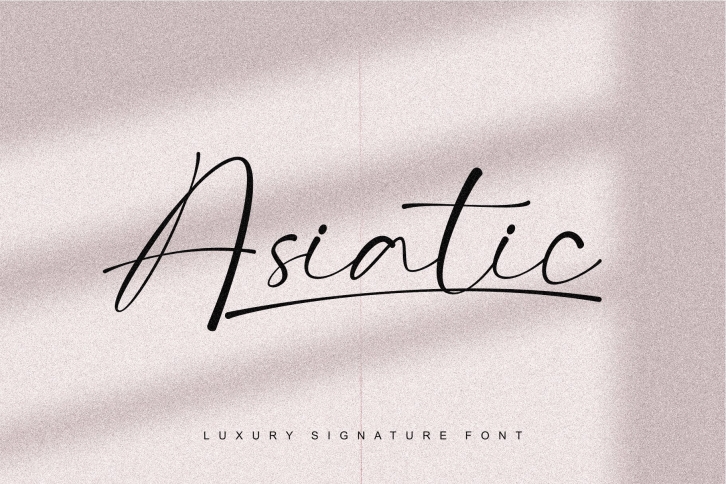 Asiatic Signature Script Font Download