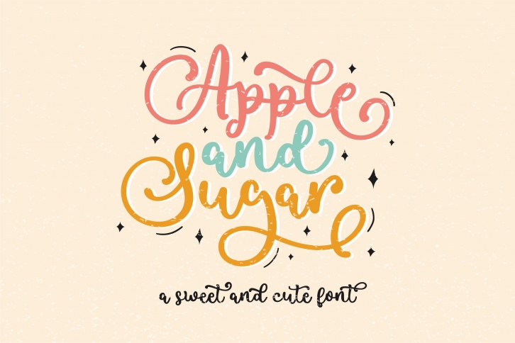 Apple and Sugar Font Download