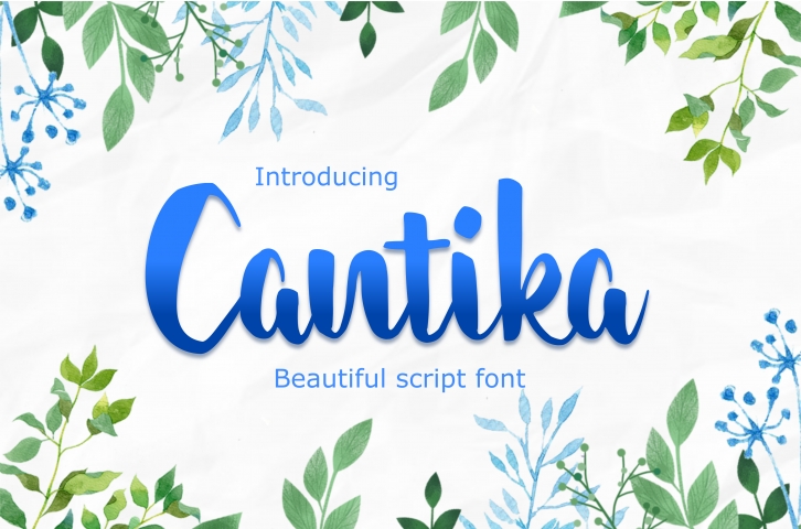 Cantika - Beautiful Script Font Font Download