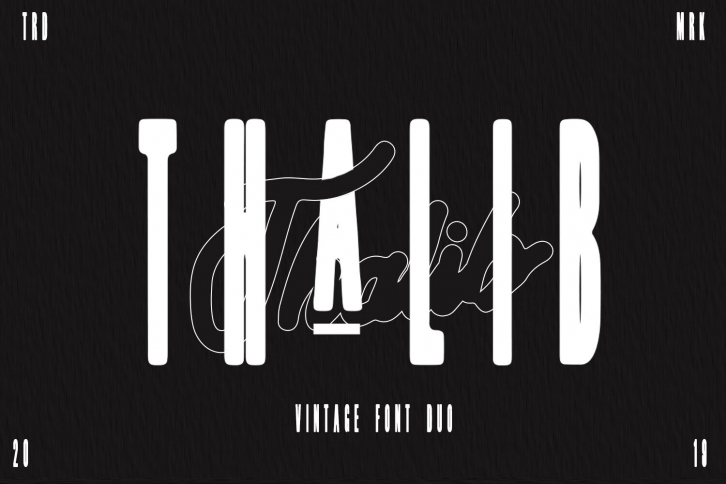 Thalib - Font Duo Font Download