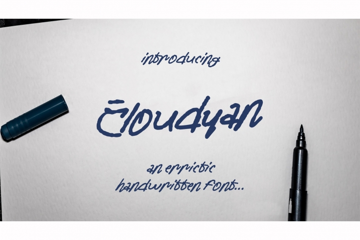 Cloudyan Handwritten Font Download