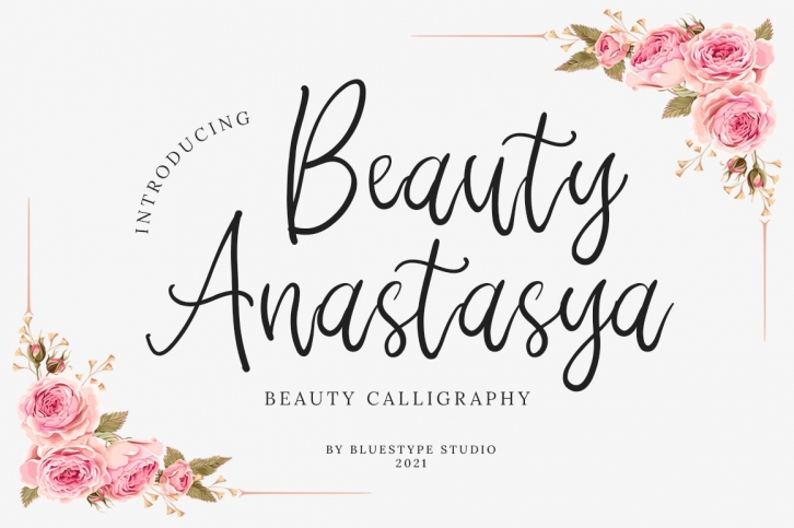 Beauty Anastasya - Handwritten Calligraphy Font Download