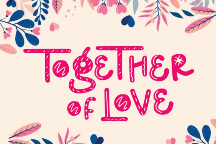 Together of Love Font Download