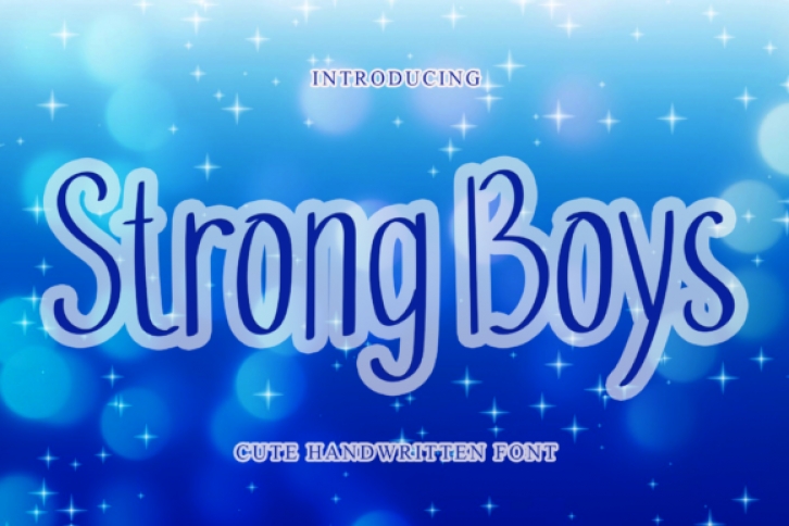 Strong Boys Font Download
