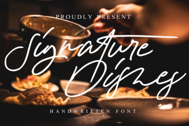 Signature Dishes Font Download