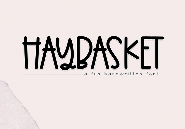 Haybasket - A Fun Handwritten Font Font Download