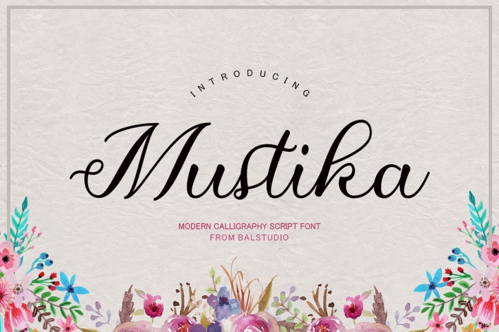 Mustika Script Font Download