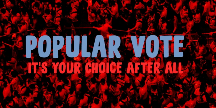 Popular Vote Font Download