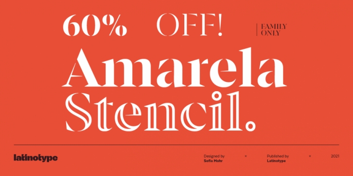 Amarela Stencil Font Download