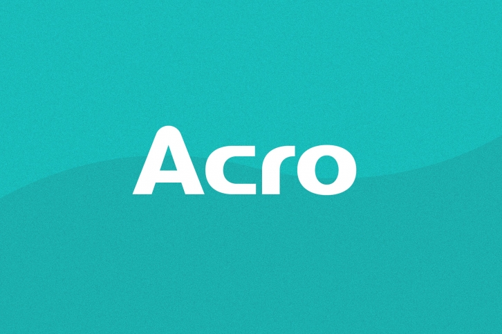 Acro Wordmark Font | Uppercase Logo Font Download