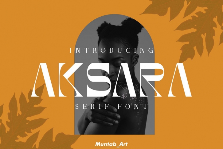 Akasara | Modern Serif font Font Download