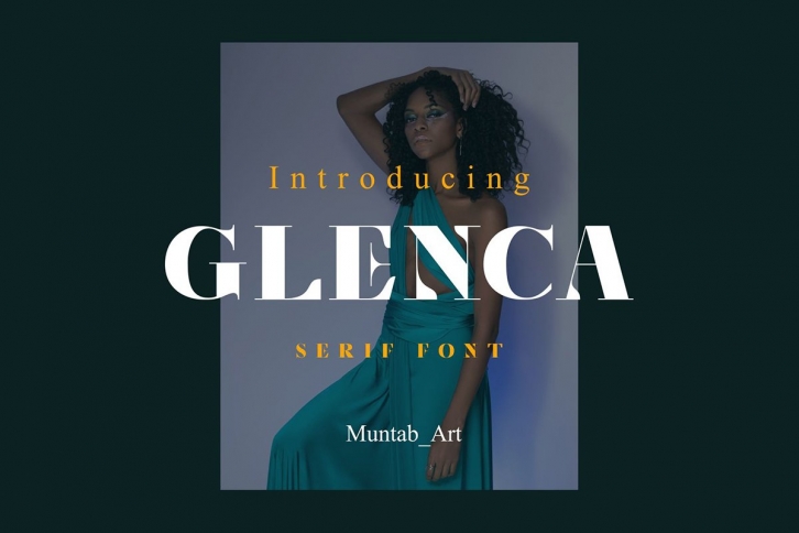 Glenca | Modern Serif font Font Download