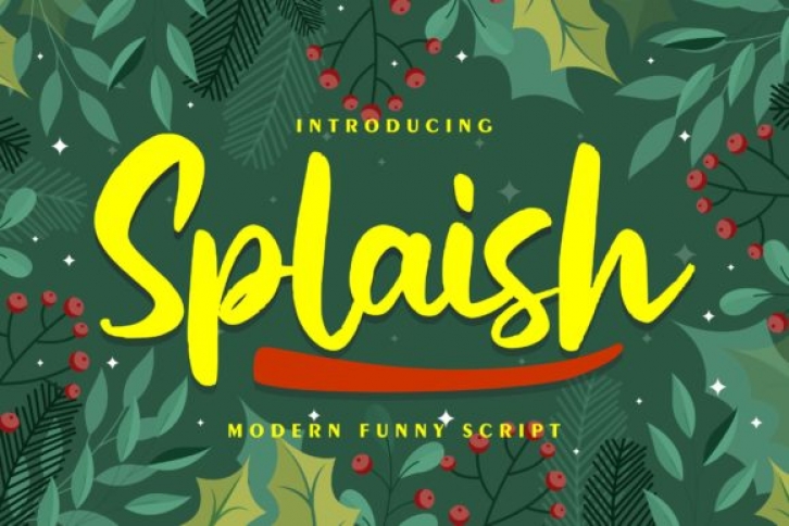 Splaish Font Download