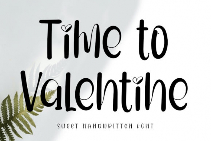 Time to Valentine Font Download