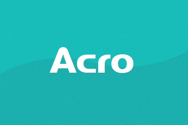 Acro Wordmark Font Download