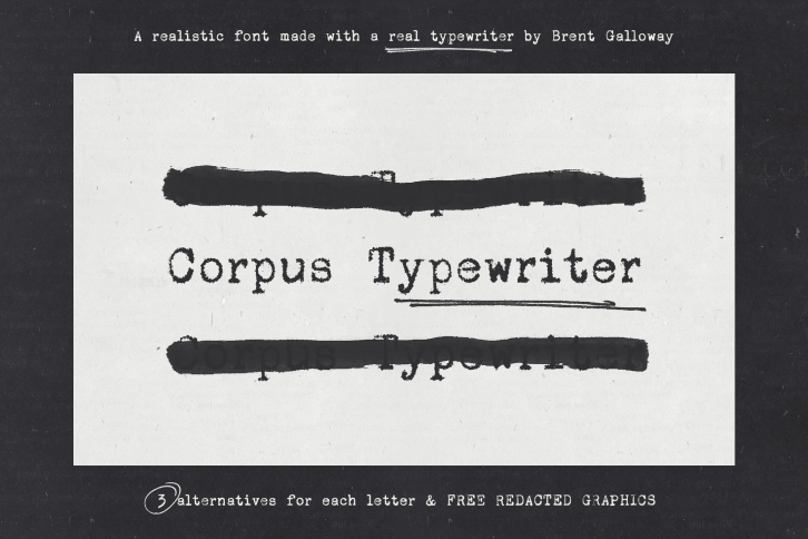 Corpus Typewriter Font Download